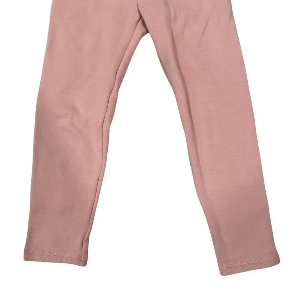 GAP Kids Sherpa-Lined Leggings Pink XS